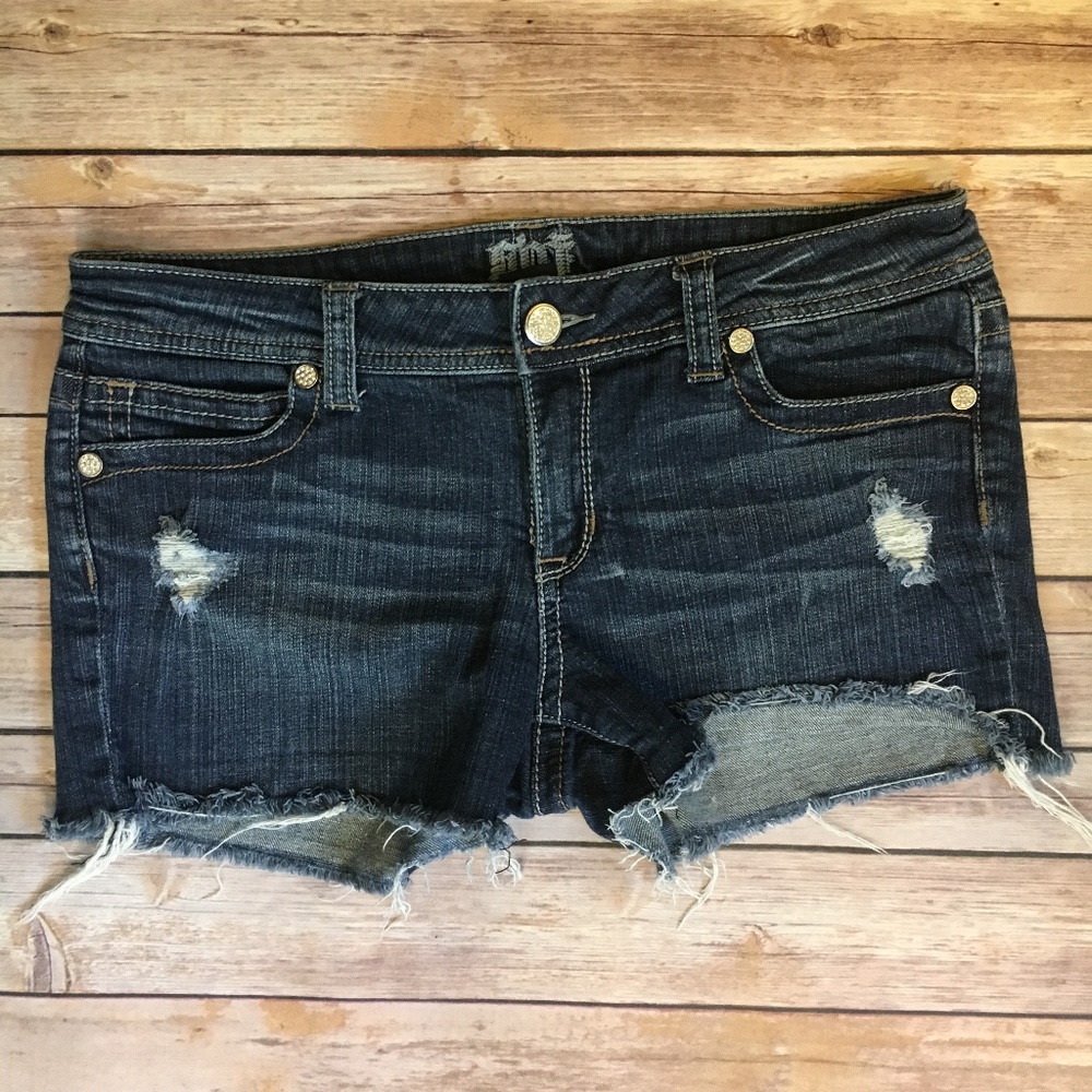 SPJ Jean Shorts  Factory Distressed